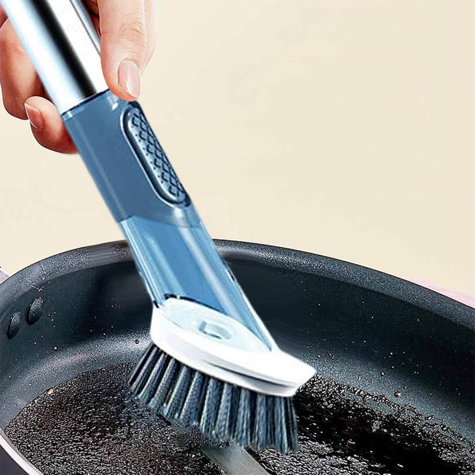 3in1 Washing up Soap Dispensing Dish Cleaning Brush Dish Washing for Kitchen