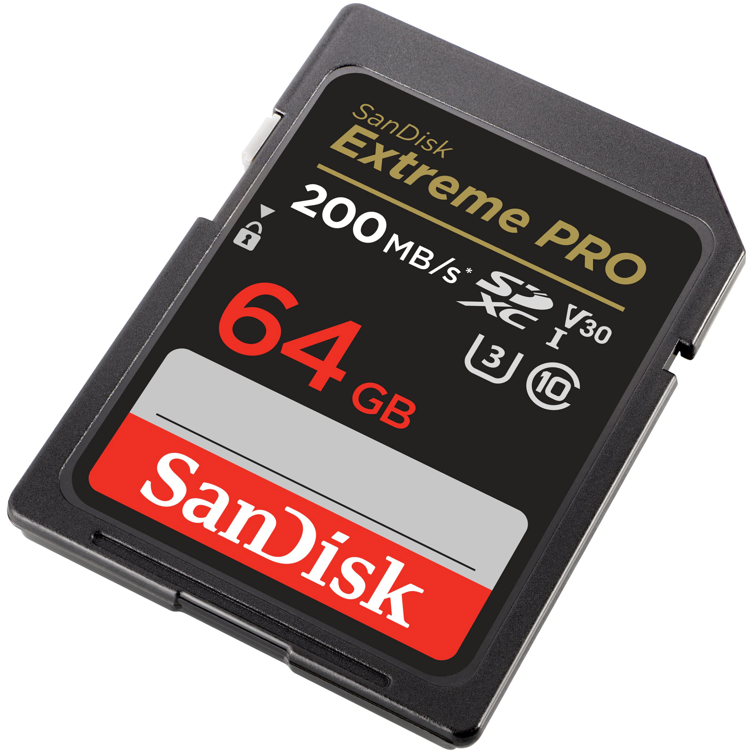 Thẻ nhớ SDXC SanDisk Extreme PRO UHS-I U3 4K V30 200MB/s - Hàng Nhập Khẩu
