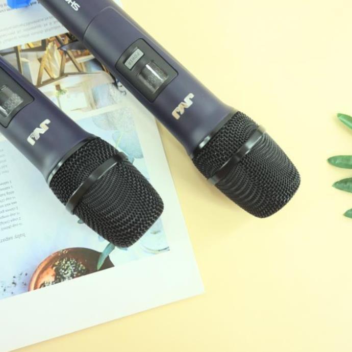 Bộ 2 Microphone không dây W 15 JVJ đa năng cao cấp - Hàng chính Hãng