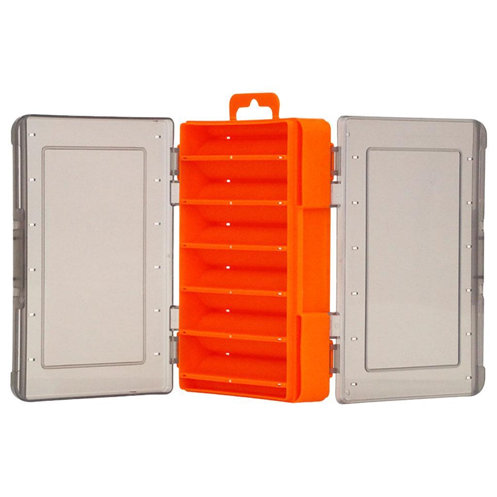 Fishing  Box Clear Double Sided  Storage Container Organizer