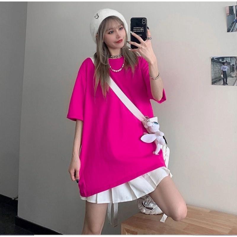 Áo thun trơn basic nhiều màu siêu đẹp 100% cotton mềm mịn ulzzang - ẢNH THẬT