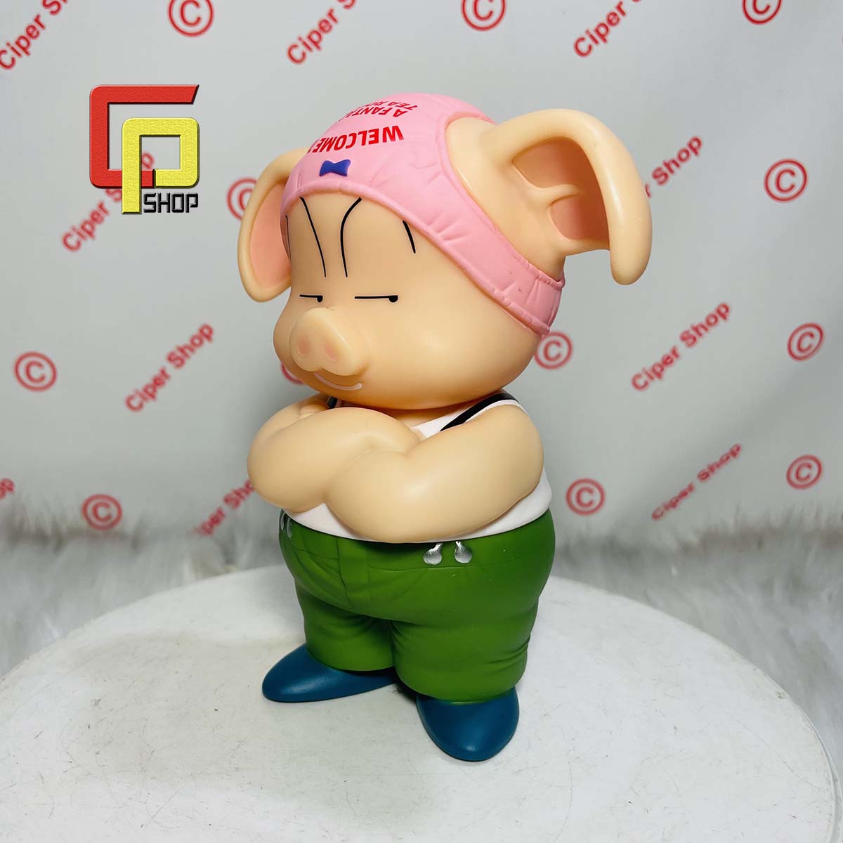 Mô hình Heo Oolong - Đội quần Hồng - Figure Pig Oolong 7 viên ngọc rồng