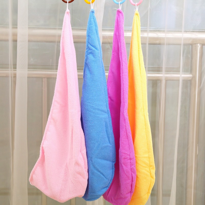 Khăn quấn ủ đầu lau khô tóc siêu tốc, siêu thấm E227