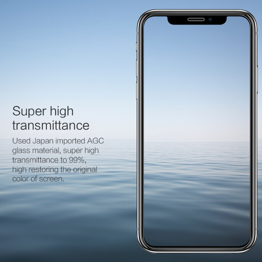 Miếng dán kinh cường lực dành cho iPhone XS MAX Nillkin - Hàng chính hãng
