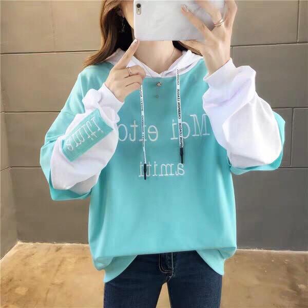 Áo khoác hoodie nỉ nữ in chữ SMITI siêu đẹp mẫu mới