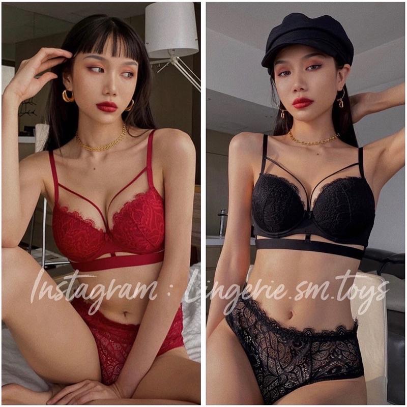 Nội Y Ren Nữ Gợi Cảm - Áo Có Gọng , Mút Đệm Dày 1.5cm Tôn Vòng 1 - Đồ Lót Quyến Rũ Sexy