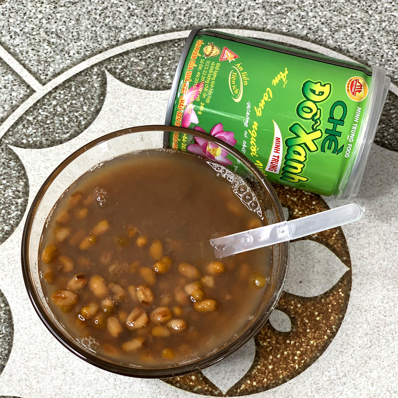 Chè Đỗ Xanh Minh Trung Lốc 3 lon