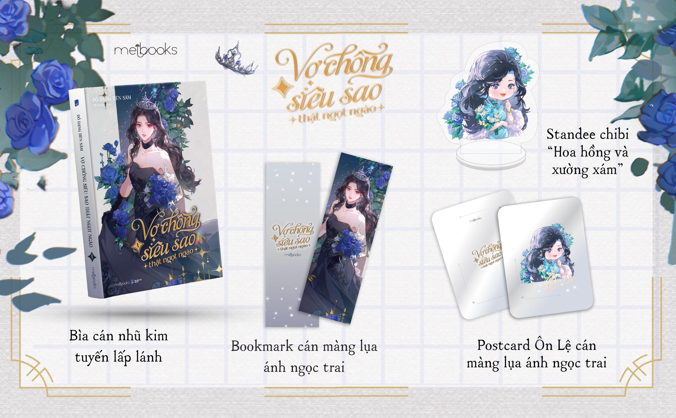 Sách - Vợ Chồng Siêu Sao Thật Ngọt Ngào - Tập 1 - Bản Đặc Biệt - Tặng Kèm Bookmark Cán Màng Lụa Ánh Ngọc Trai + Postcard Cán Màng Lụa Ánh Ngọc Trai + Standee