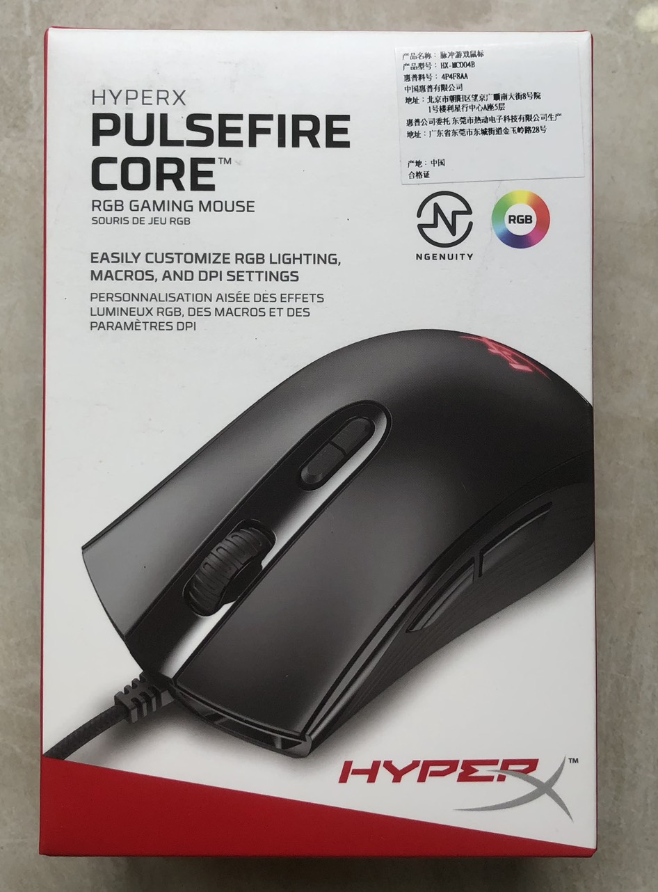 Dành cho Chuột gaming Hyperx Pulsefire Core