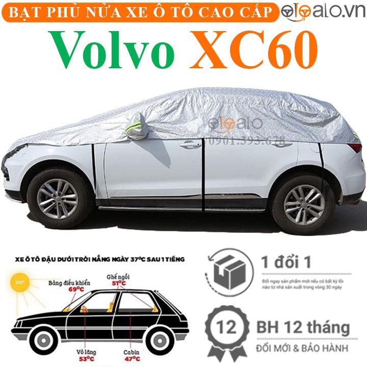 Bạt phủ nửa nóc xe Volvo XC60 vải dù 3 lớp