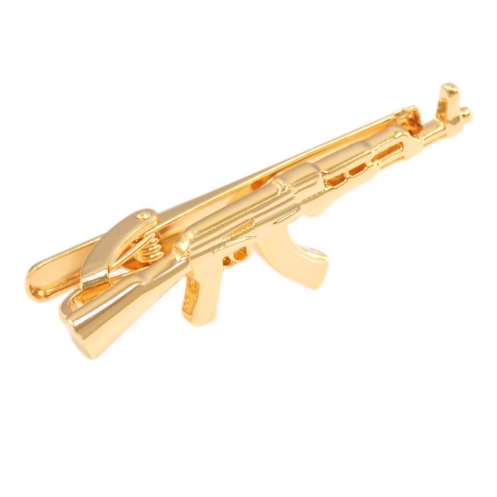 Formal Mens Necktie Tie Clip Pin Bar Wedding Tie Clips Suit Accessories Gold