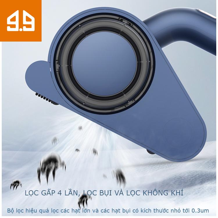 Máy hút bụi chăn ga gối đệm giường/hút lông động vật Deerma Cao cấp diệt khuẩn UV - Hàng Chính Hãng-CM100