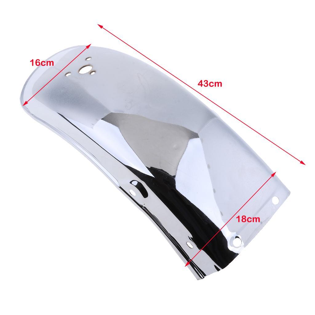 Chrome Motorcycle Rear Mudguard Mug Guard for Suzuki GN125