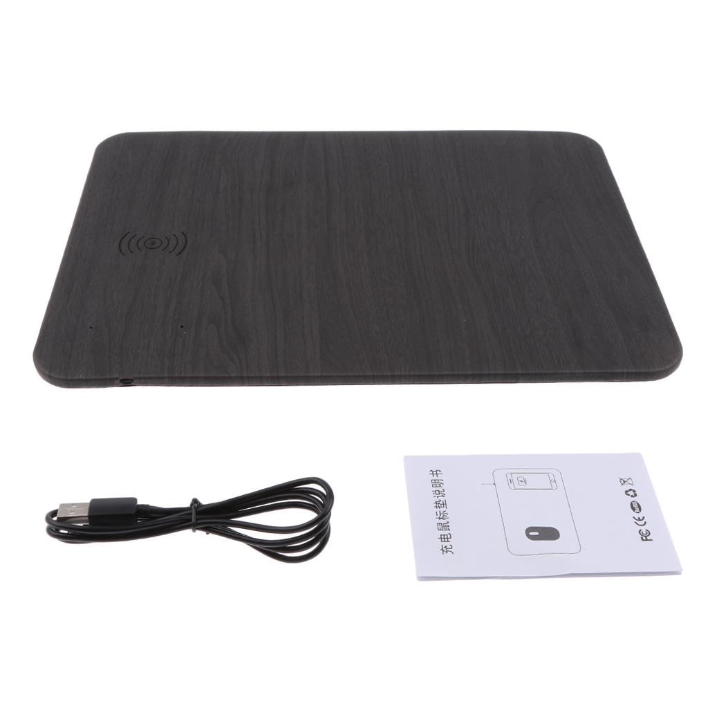 Wireless Charging Mouse Pad,QI Wireless Fast Charging Pad Station Mat 5 W for Galaxy Note 8 S8 S8 Plus S7 Edge S7 S6 Edge Plus Note 5,Standard Charge for iPhone X iPhone 8