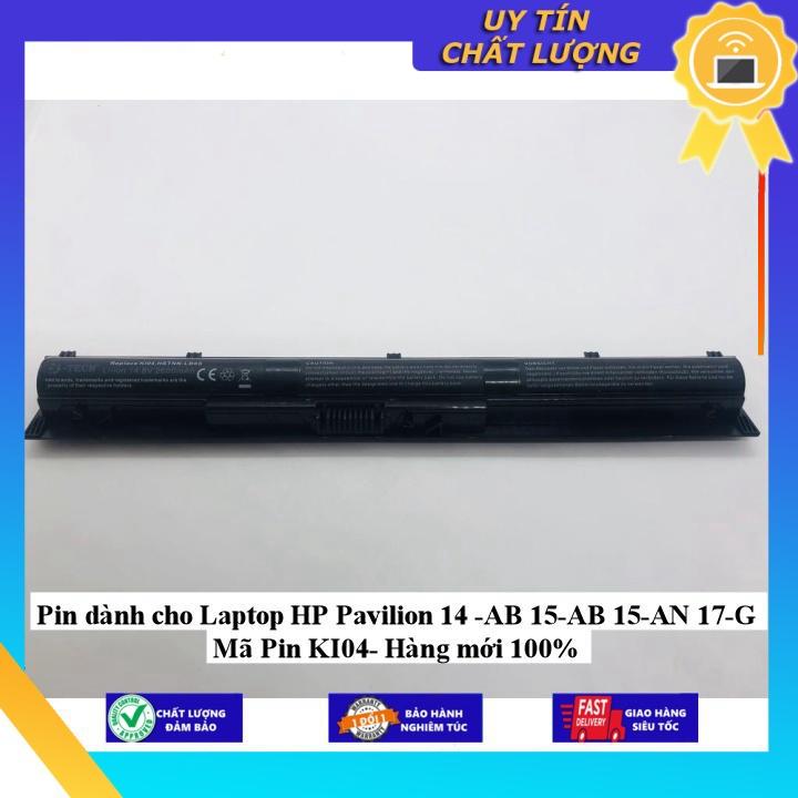 Pin dùng cho Laptop HP Pavilion 14 -AB 15-AB 15-AN 17-G Mã Pin KI04 - Hàng Nhập Khẩu MIBAT687