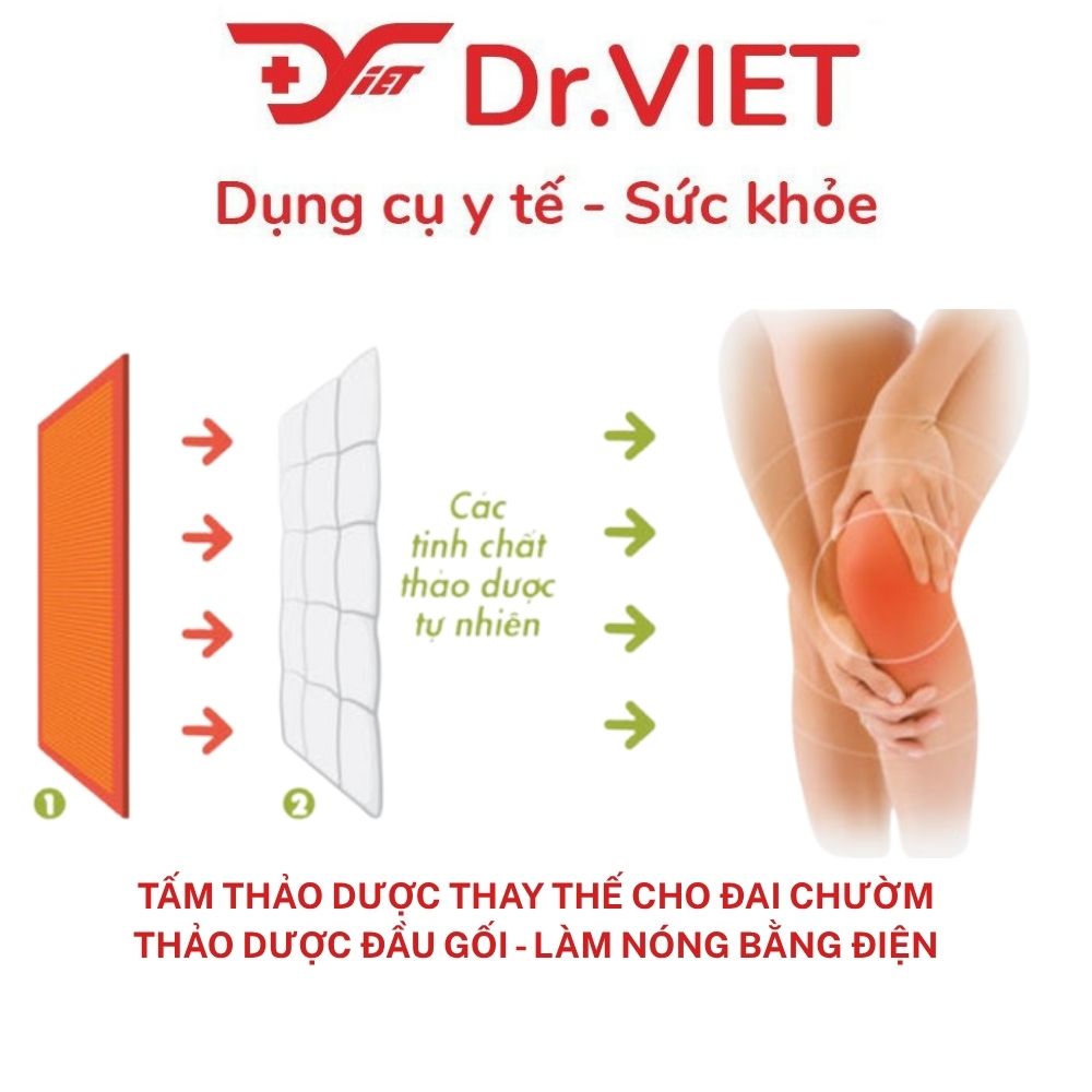 Đai chườm làm nóng bằng điện Hapaku Đầu gối