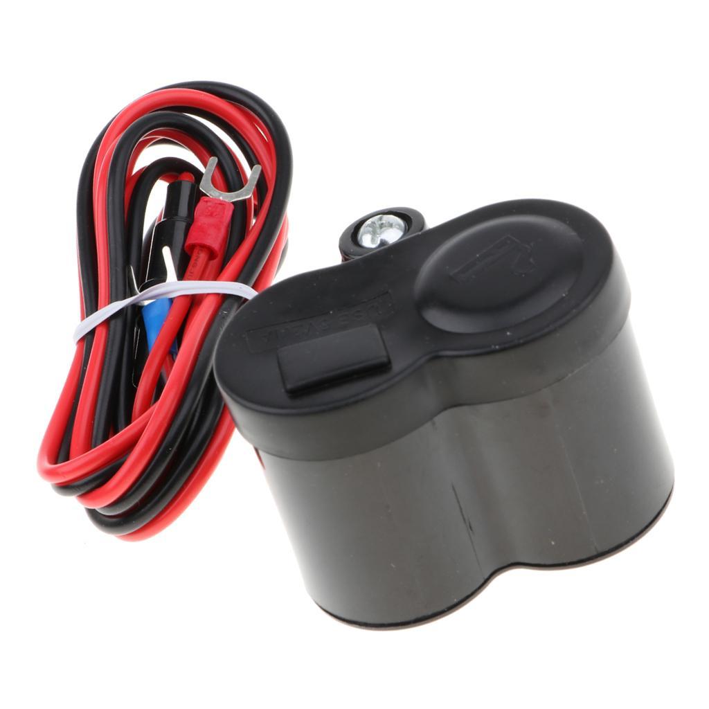 Car Cigarette Lighter Socket Charger Power 12V Dual USB Car Charger Adapter