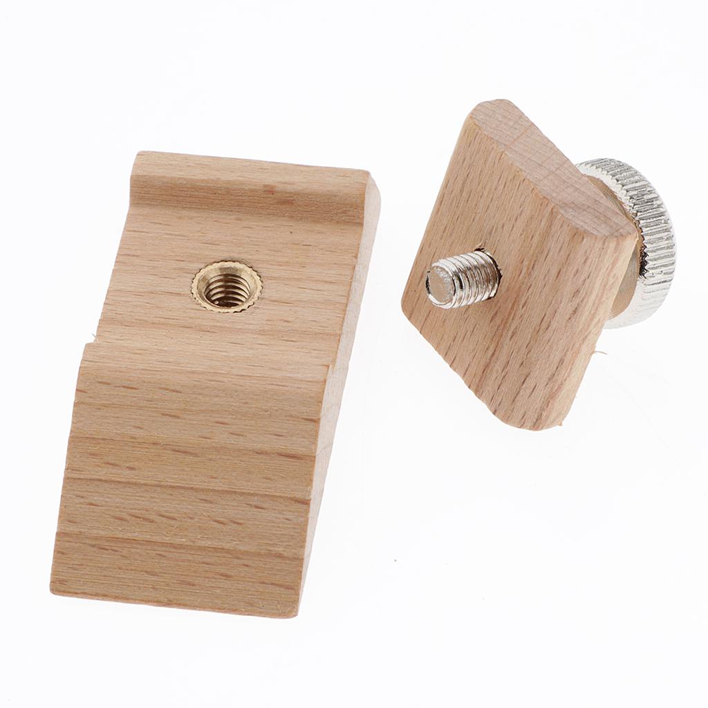 Wooden Sandpaper Block Leather Polishing Tool for Belt Saddle Style 1