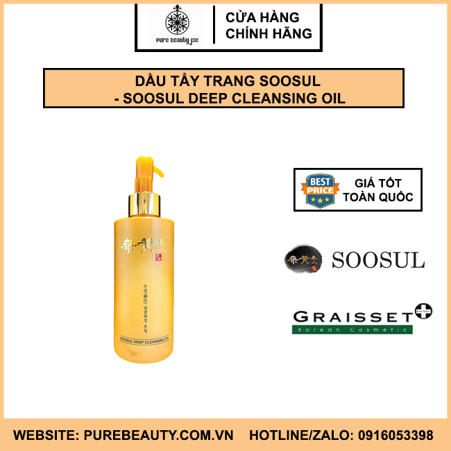 DẦU TẨY TRANG SOOSUL - SOOSUL DEEP CLEANSING OIL