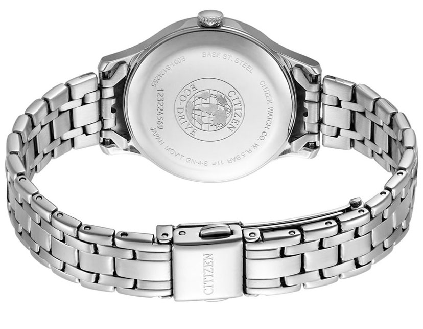 Đồng Hồ Nữ Citizen Đính Đá Swarovski Dây Thép Không Gỉ EM0890-85L - Mặt Xanh