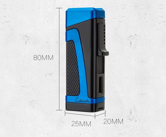 Vỏ Hột Quẹt Bật Lửa Khò Gas 3 Tia Cực Mạnh Kiêm Đục Lỗ Ga Tiện Dụng Lubinski YJA-10019 - Dùng Gas Cao Cấp