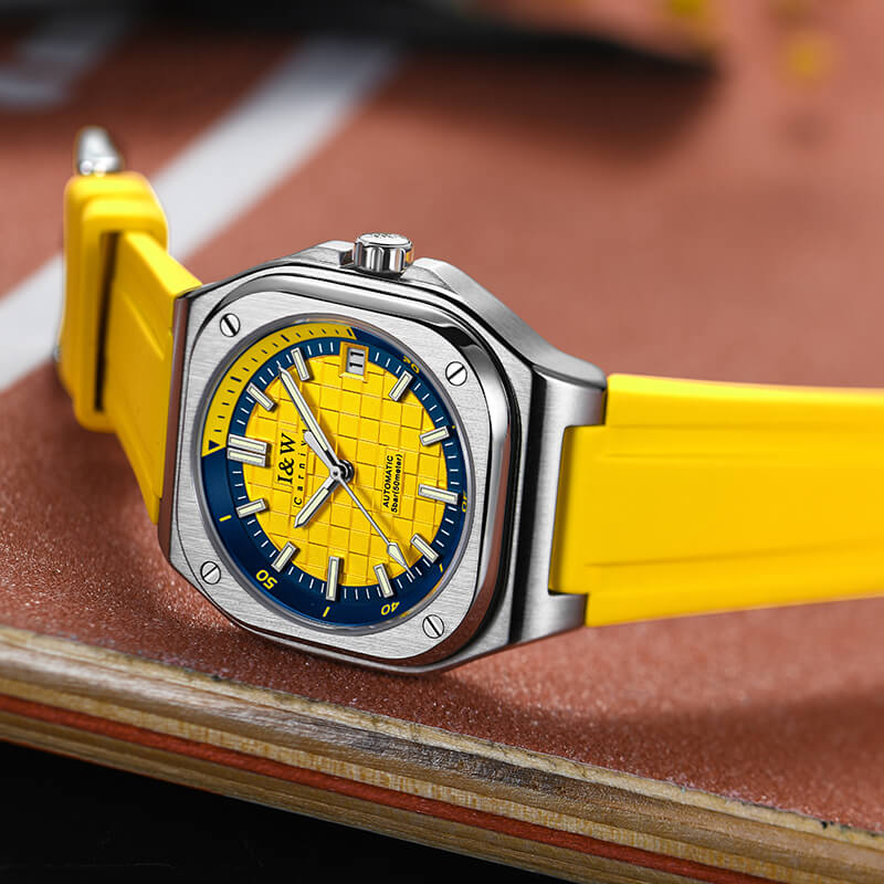 Đồng hồ nam chính hãng IW CARNIVAL IW673G-2,Kính sapphire ,chống xước,Chống nước ,BH 24 tháng,Máy cơ (Automatic)