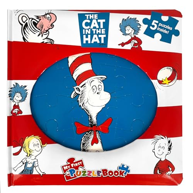 Sách Dr. Seuss the Cat in the Hat My First Puzzle Book