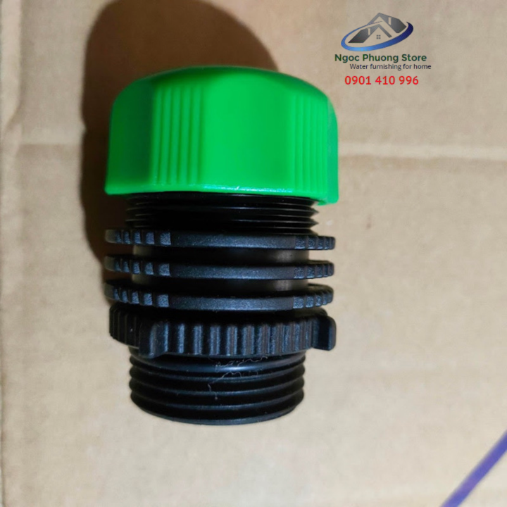 Cút nối nhanh REN NGOÀI 34mm kết nối với đầu ra máy bơm và ống mềm làm vườn 18mm-21mm AQUAMATE ĐÀI LOAN - W3380A1
