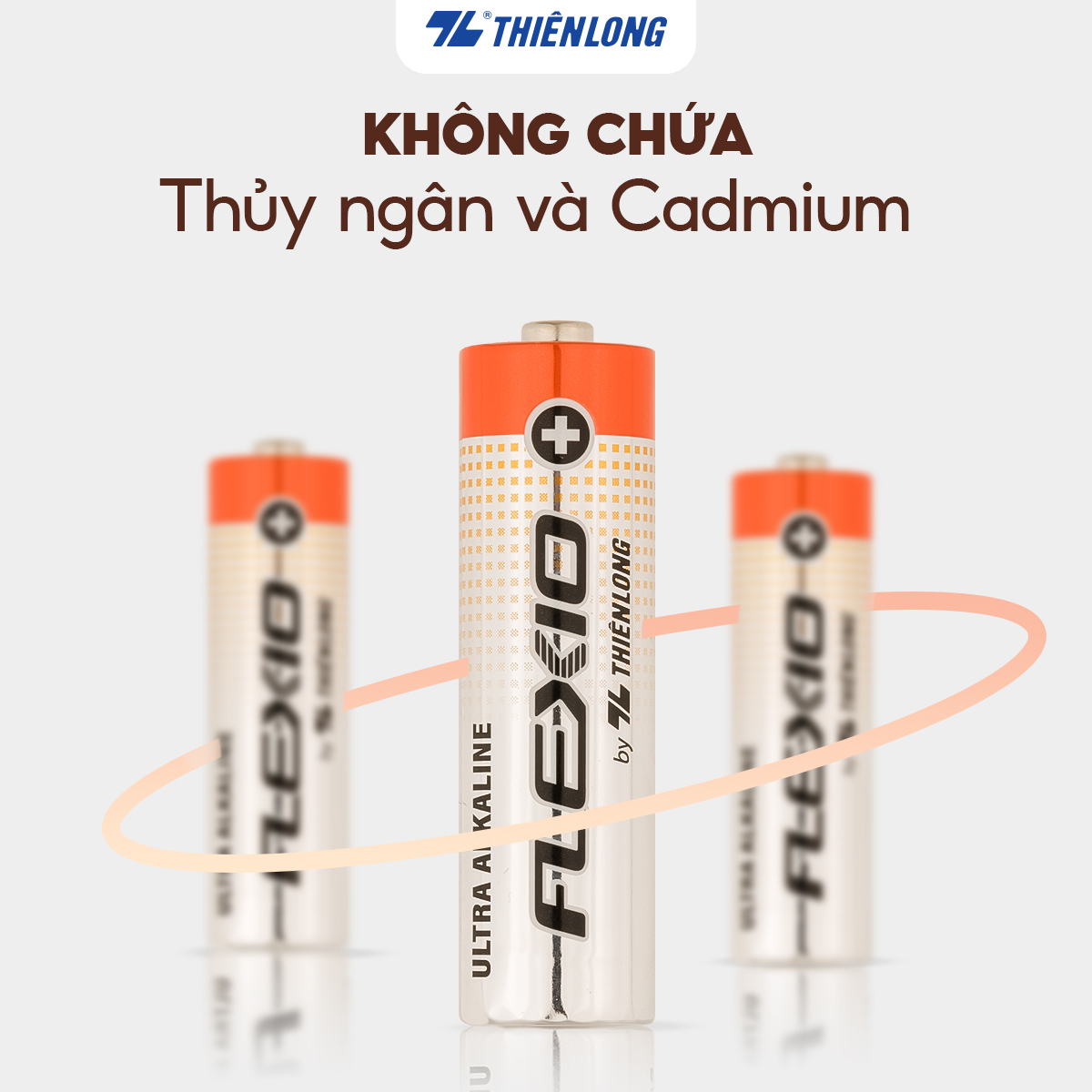 Vỉ 2 Pin Alkaline AA Thiên Long Flexio