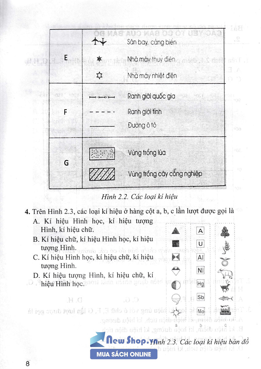 Trắc Nghiệm Địa Lí Lớp 6