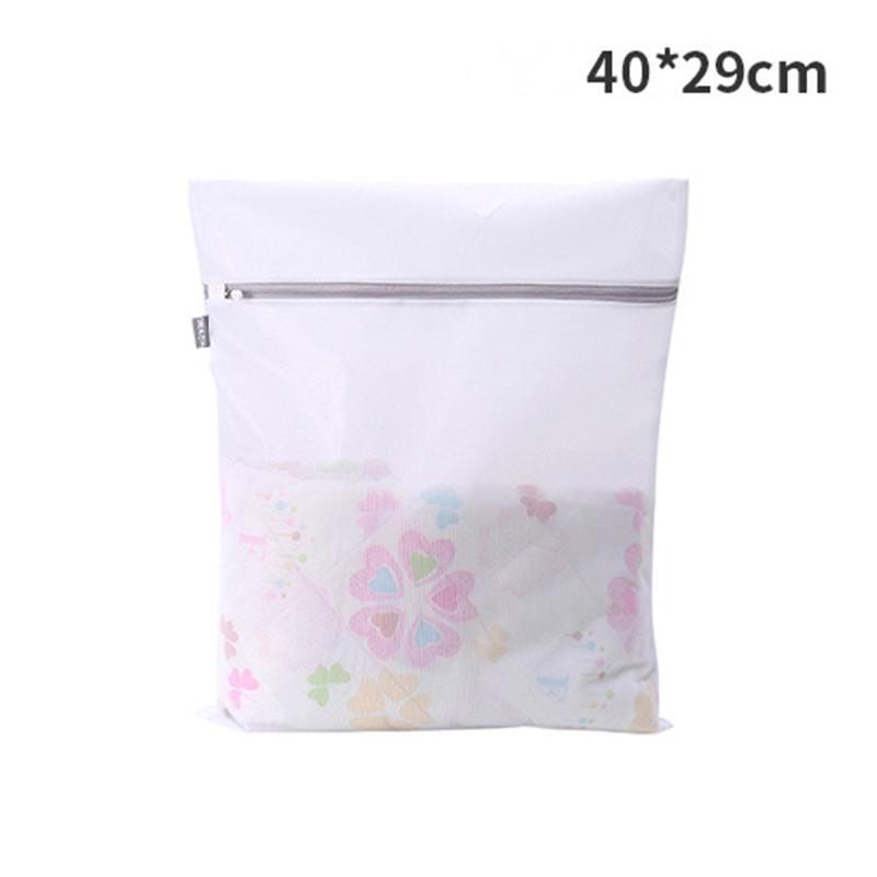 Túi lưới giặt đồ trong máy giặt, 2 lớp, mắt lưới nhỏ caocấp, bảovệ quần áo, đồ lót, tất/vớ, tránh bị xù lông nhàu nát Túi Giặt