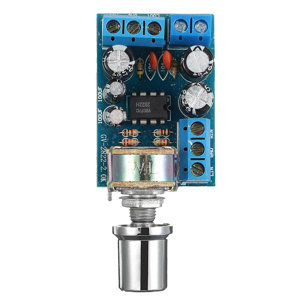Hifi Stereo 2.0 Channel Amplifier Module Adapter For Portable Radio Cassette And Computer Audio