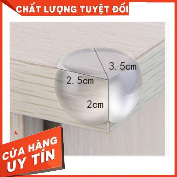 Set 4 Miếng Bịt Góc Bàn, Bọc Cạnh Bàn Silicon Tránh Va Đập
