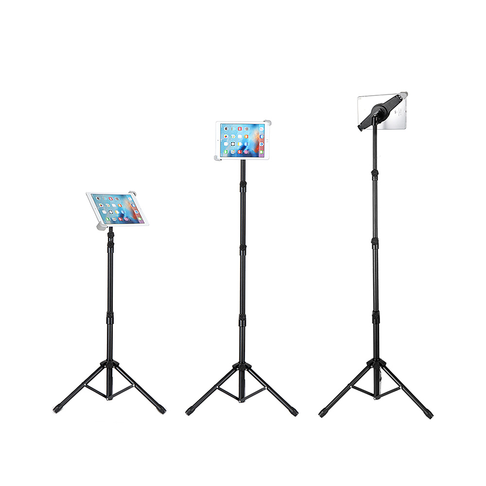 Giá đỡ máy tính bảng bằng hợp kim nhôm có thể mở rộng có thể bảo vệ xoay 360 ° với chiều cao có thể điều chỉnh cho điện thoại 7-12 inch