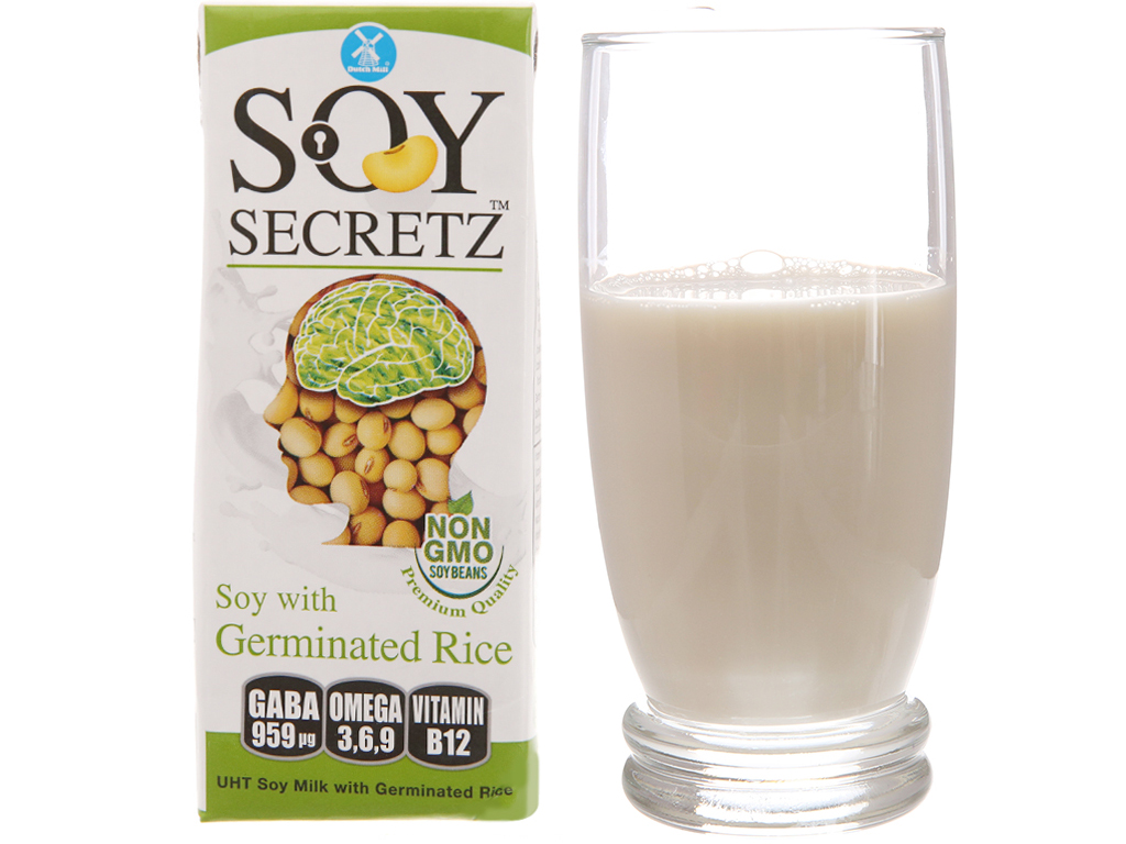 Thùng Sữa Đậu Nành Kết Hợp Gạo Mầm Soy Secretz Nhập Thái Lan 48 hộp (180ml/hộp)