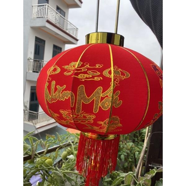 Đèn lồng nhung đỏ treo tết ,lễ hội , trang trí đón năm mới 2022