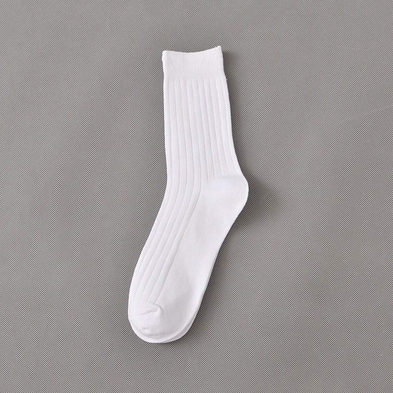 Vớ Dài Cổ Cao Tất Trơn Nhật Cao Cấp Hàn Quốc Cotton Kháng Khuẩn Giá Rẻ MRSOCKS VC070