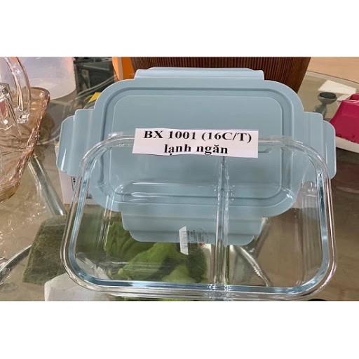 HỘP THỦY TINH 2 NGĂN, 1 NGĂN ĐỰNG THỰC PHẨM TIỆN LỢI