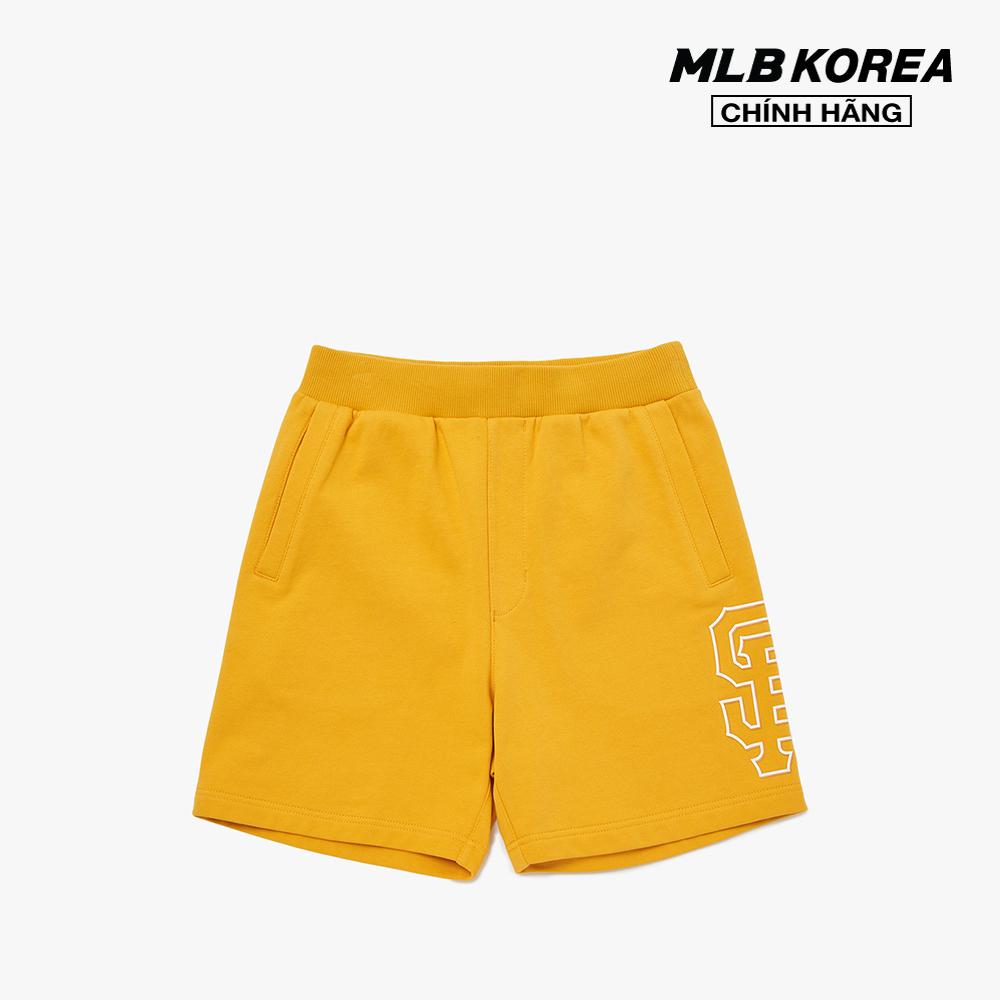 MLB - Quần shorts lưng thun Basic Big Logo 3ASPB0223