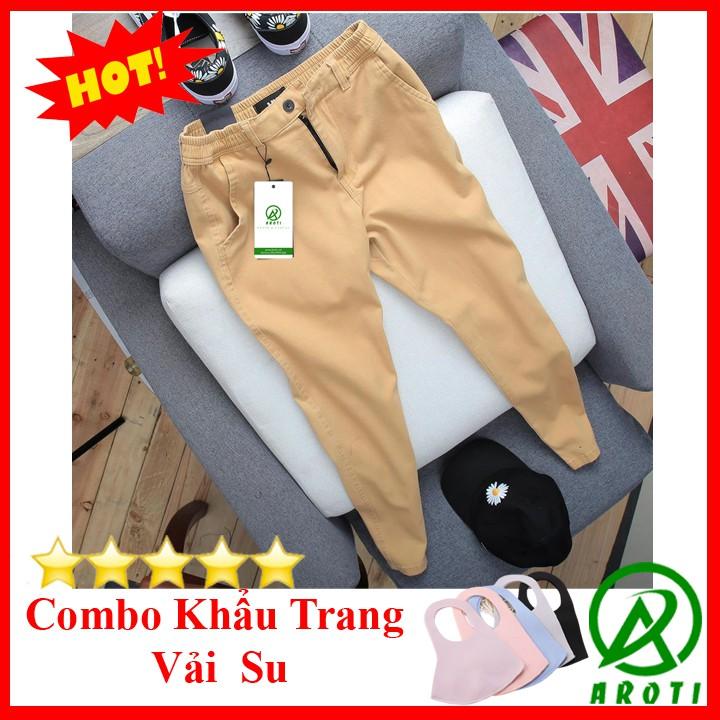 Quần Kaki Nam Đẹp Dáng Hàn Lưng Thun Tiện Dụng Form Slim Fit Cực Đẹp QK045+ktsu