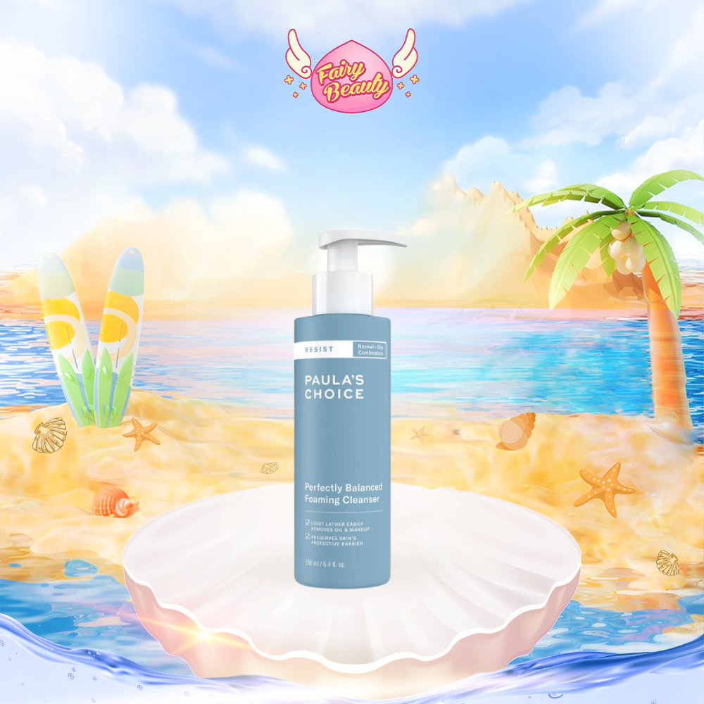 Sữa Rửa Mặt Cân Bằng Cho Da Dầu Lão Hóa Paula's Choice Resist Perfectly Balanced Foaming Cleanser
