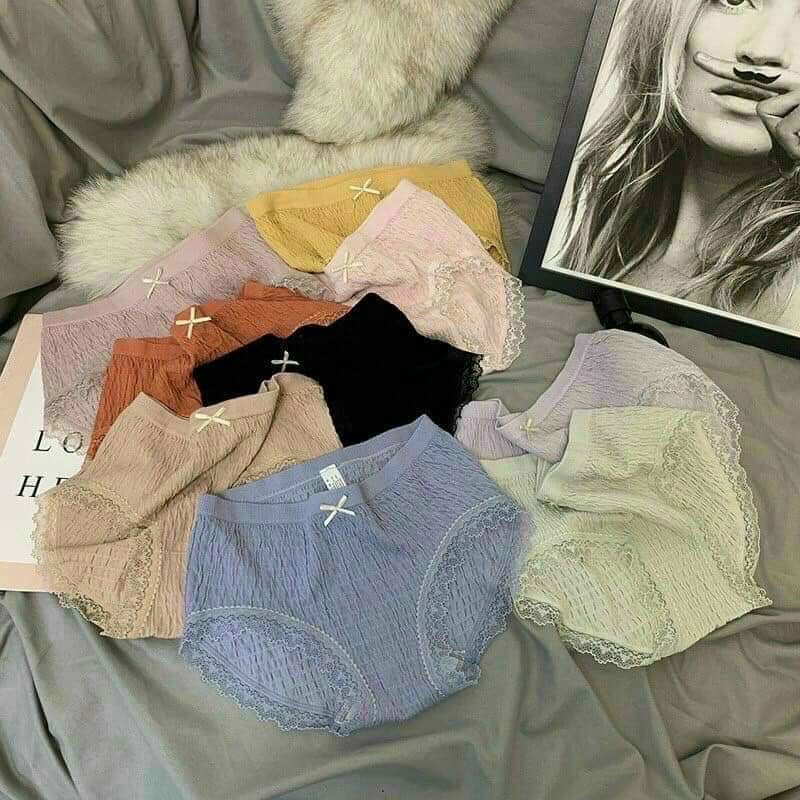 Quần lót nữ cotton Chun Chun vải mềm ôm bụng nâng mông, quần chíp thông hơi co giãn chiều 266.
