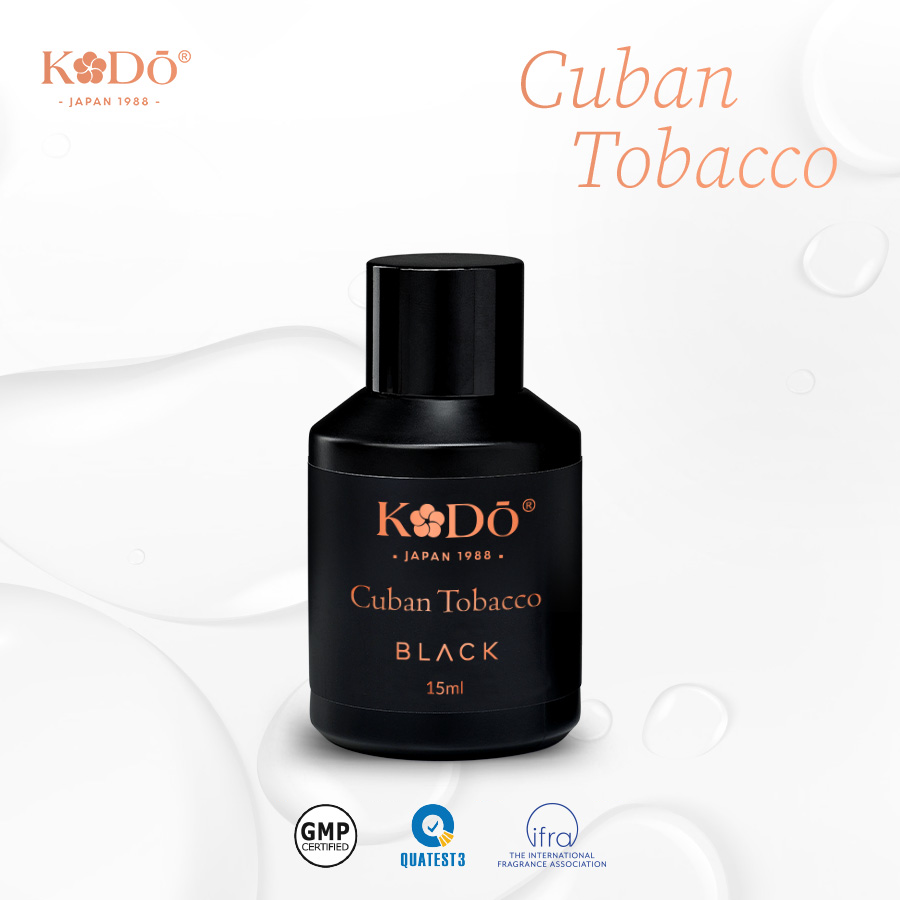KODO - Cuban Tobacco - Tinh Dầu Nước Hoa Thơm Phòng Nguyên Chất – Black Collection - 15ml/110ml/500ml