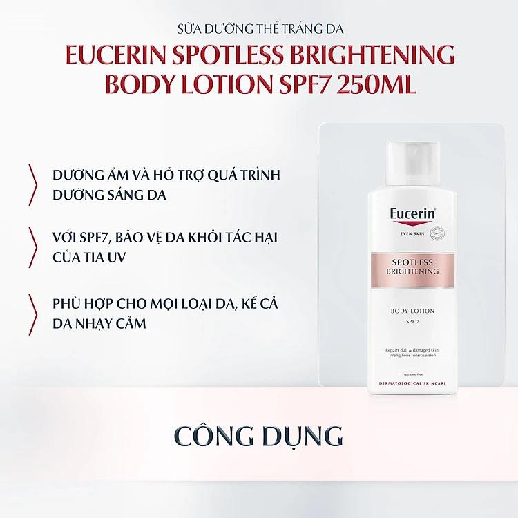 Sữa Dưỡng Thể Eucerin Sáng Da Spotless Brightening Body Lotion SPF7 250ml - 2