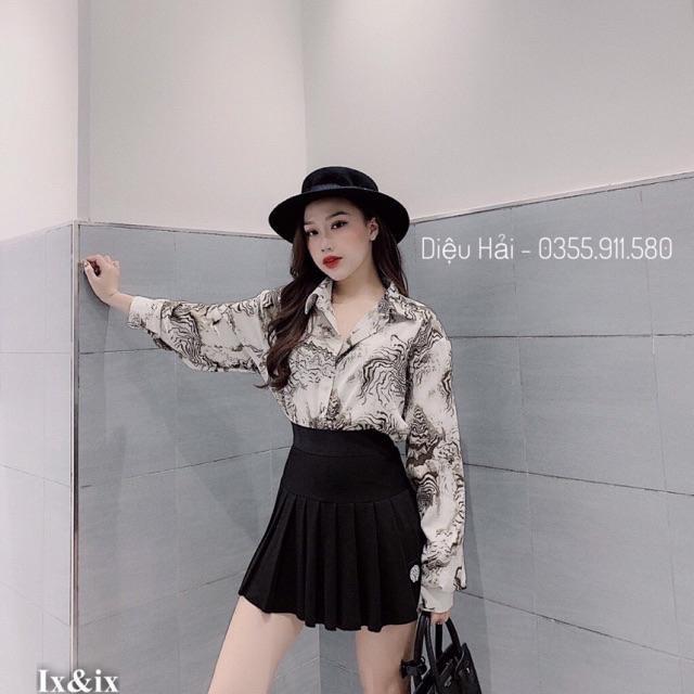 Áo sơ mi loang cho nữ