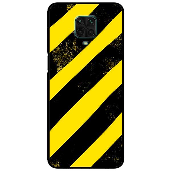 Ốp lưng dành cho Xiaomi Redmi Note 9s - Note 9 Pro - Note 9 Promax mẫu Sọc Vàng Đen