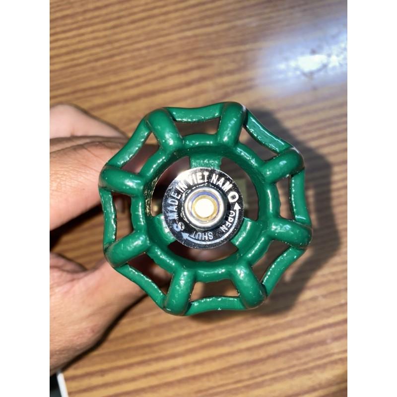 Van cửa đồng, Van khoá nước tay vặn đồng thau Minh Hoà 21mm, 27mm, 34mm, 42mm