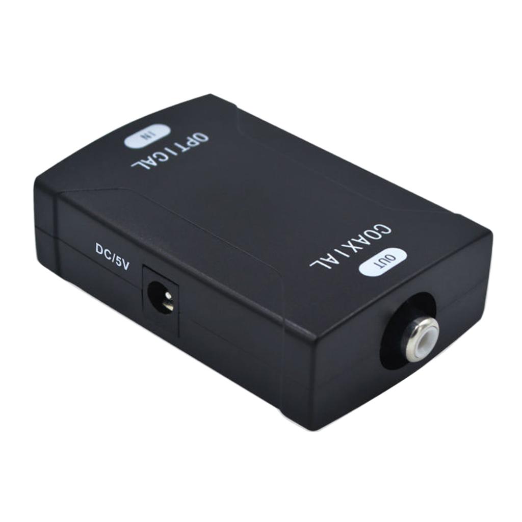 Input to RCA Coaxial RCA Coaxial Audio Signal - Digital Optical Signal Converter Adapter Converter