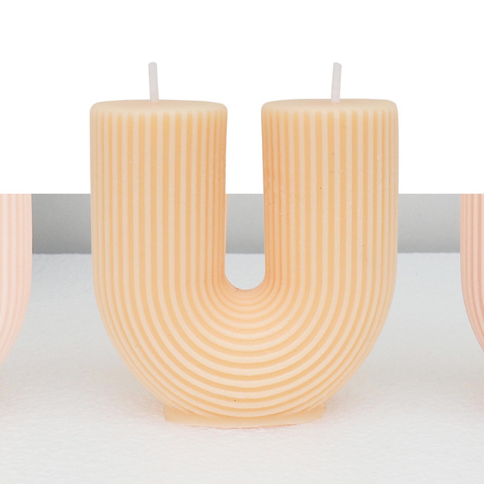 Geometric Scented Candles Home Decorative Soy Candle