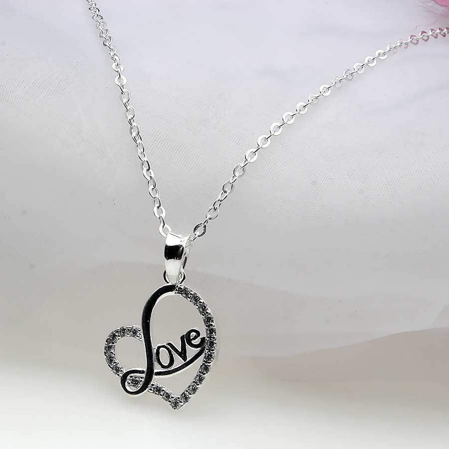 Dây Chuyền Nữ Bạc Hiểu Minh DMD426 Chữ LOVE